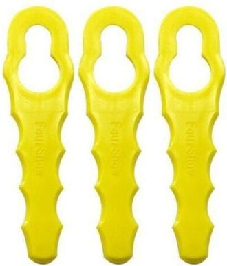 No Brand Coppia Di 100 Lame Di Ricambio Compatibili Con Tagliaerba Ryobi, Testine Di Taglio A Doppio Dente Rac155 Rac157 Rac158