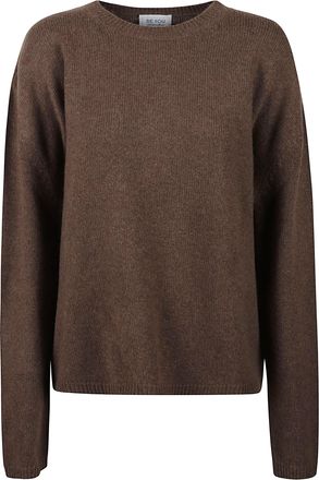 Be You Relaxed-Fit Knit Sweater with Ribbed Details
