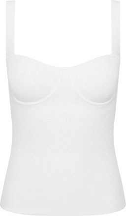 Rebecca Vallance Top Zia in maglia - Bianco