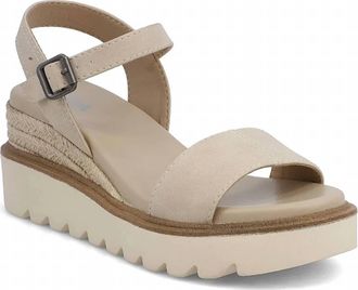 Mia Womens Ophidia Sandal In Ecru