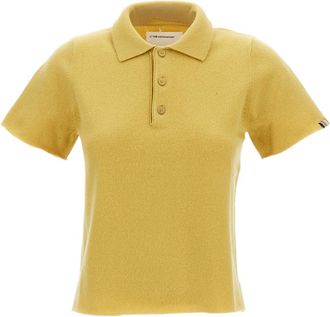 Extreme Cashmere Salamander Wool Blend Polo Shirt