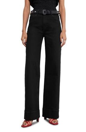 & Other Stories Wide Leg Jeans in Black at Nordstrom Rack, Size 12