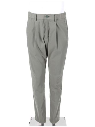 Herno Tailored Grey Technical Fabric Trousers
