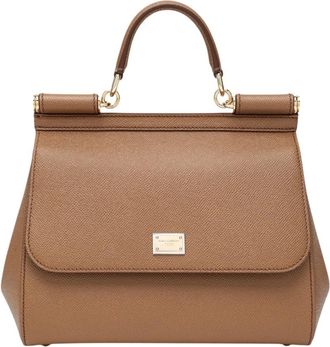 Dolce & Gabbana Bolso grande Sicily - Bags - Mujer - Marr&oacute;n - ONE SIZE
