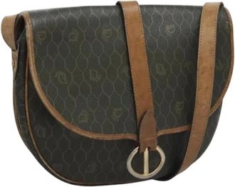 Dior Pre-owned Vintage Plastic Schoudertas - Dames - Vintage Schoudertas - Zwart - ONE Size - Leer - Vintage