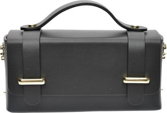 Isabella Rhea Zwart Rundleer Tas