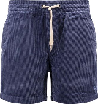 Polo Ralph Lauren Corduroy Bermuda Shorts With Logo Embroidery-Uomo