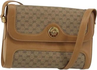 Gucci Pre-owned Cross Body Bags, female, Beige, Size: ONE SIZE Pre-owned Plastic Crossbody Bag