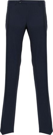 Rota Sport pressed-crease trousers - men - Wool/Cotton/Bemberg/Spandex/Elastane - 60 - Blue