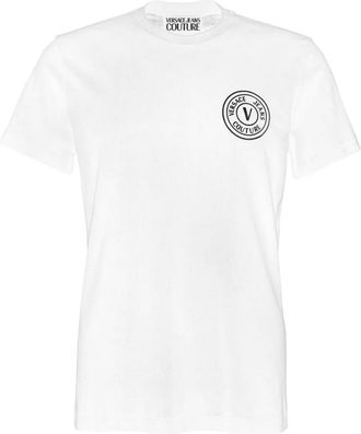 Versace Jeans Couture T-shirt met logoprint - Wit