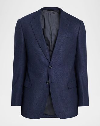 Giorgio Armani Men & apos;s Soft Textured Single-Breasted Sport Coat