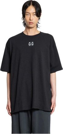44 Label Group Tops, Heren, Zwart, L, Katoen, Drip Tee