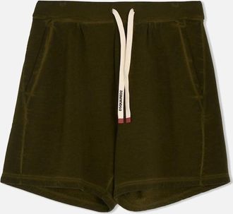 Dsquared2 Mens Long Arnold Drawstring Shorts Green - Size: 35/34/32