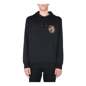 Paul Smith Hoodies, male, Black, Size: S Felpa Hoodie