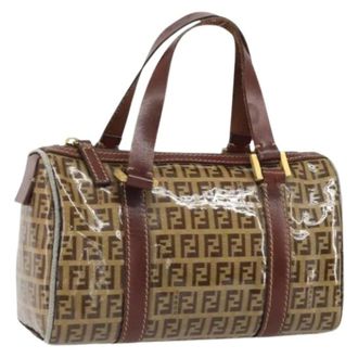 Fendi Pre-owned Canvas Tas - Dames - Pre-owned - Bruin - Maat: ONE Size