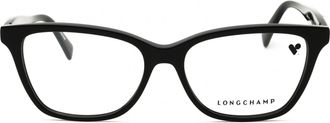Longchamp LO2744N Rectangular Acetate Eyeglasses - Black