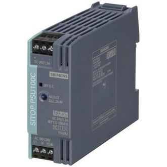 SIEMENS Fuente De Alimentaci&oacute;n Sitop Psu100c, 1 Fase Dc 24 V/1,3 A, 6ep13315ba10