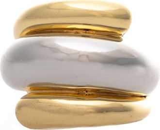 Rivka Friedman Two Tone Curved Ring at Nordstrom Rack, Size 8