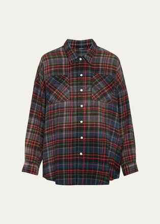 R13 Drop Neck Workshirt