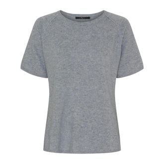 BTF-CPH Btfcph - Ronde hals gebreid T-shirt - Dames - Truien - Grijs - Maat: M Zijde