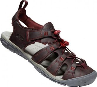 Keen Clearwater CNX Leather Sandalen f&uuml;r Damen | rot
