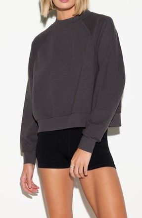 Spiritual Gangster Zion Cutout Detail Sweatshirt in Ash at Nordstrom Rack, Size X-Small