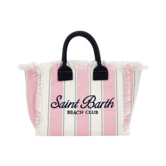 MC2 Saint Barth Tote Bags, female, Multicolor, Size: ONE SIZE Sb Beach Stripes 2161 Emb