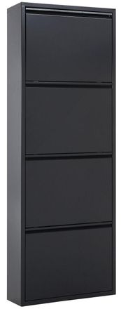 K Home Schuhschrank Odeo 4-t&uuml;rig - Anthrazit Archiviert