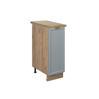 Vicco Armario De Farmacia Fame-line, Azul Claro-gris, 30 Cm, Et Roble, Vicco