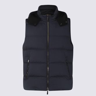 Moorer Navy Blue Fire Down Jacket