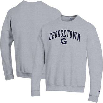 Champion Mens Champion Heather Gray Georgetown Hoyas Arch Over Logo Pullover Sweatshirt at Nordstrom, Size Xx-Large