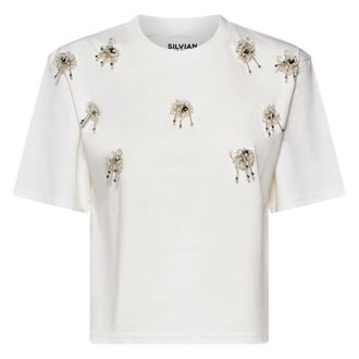 Silvian Heach Dames, Tops, Wit, Maat: L