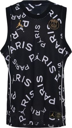 Nike Jordan Air Jordan Paris Saint-Germain Printing Basketball Tops Vest Black CK9669-010