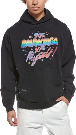 Balenciaga Distressed Graphic Hoodie