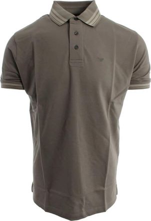 Armani Polo - Heren - Polos - Grijs - L - Katoen - Tops