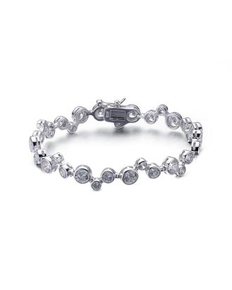 Genevive Silver Cz Bracelet