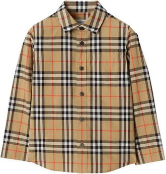 Burberry Check Cotton Shirt