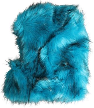Dolce & Gabbana Blue Modacrylic Fur Women Bucket Capello Hat Polyester