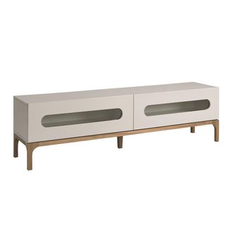 Angel Cerd&aacute; Mueble tv madera con iluminaci&oacute;n interior