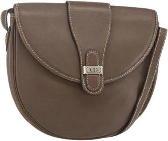 Dior Pre-owned Cross Body Bags, female, Brown, Size: ONE SIZE Pre-owned Vintage Shoulder Bag