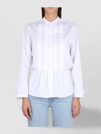 Aspesi cotton mandarin collar shirt