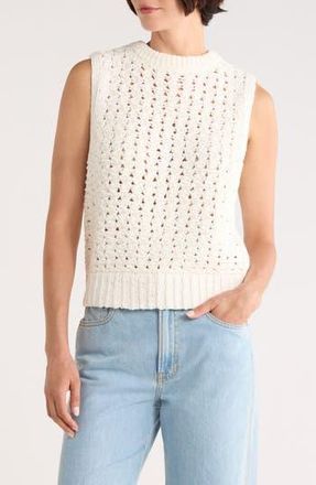 Frame Denim The Tape Yarn Sweater Vest in Cream at Nordstrom Rack, Size X-Small