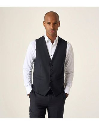 Skopes Newman Suit Waistcoat Black