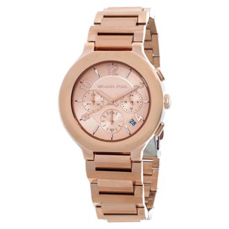 Michael Kors Gramercy Chronograph Quartz Rose Gold Dial Ladies Watch MK7521