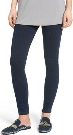 Lyss&eacute; ntials Toothpick Denim Leggings in Indigo at Nordstrom, Size X-Small