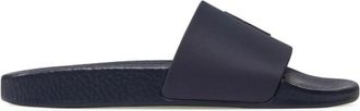 Polo Ralph Lauren Navy Slippers Stijlvol Strand Schoeisel - Heren - Sandalen - Blauw - 41 EU - Schoenen