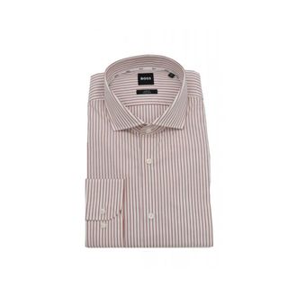 HUGO BOSS Overhemden > Nette Overhemden - Heren - Zakelijke Overhemden - Rood - 4XL - Overhemden