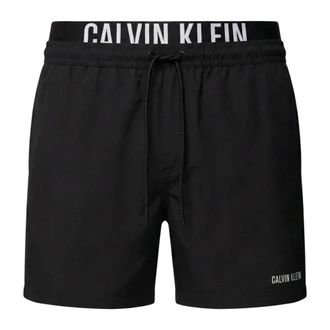 Calvin Klein Beachwear, male, Black, Size: M Medium Drawstring Boxer