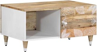 vidaXL Coffee Table 80x50x40 cm Solid Wood Mango Vidaxl