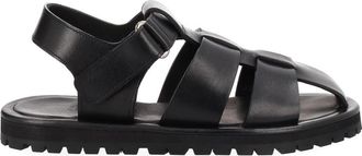 STUDIO NICHOLSON Sandom Wide Straps Leather Sandals